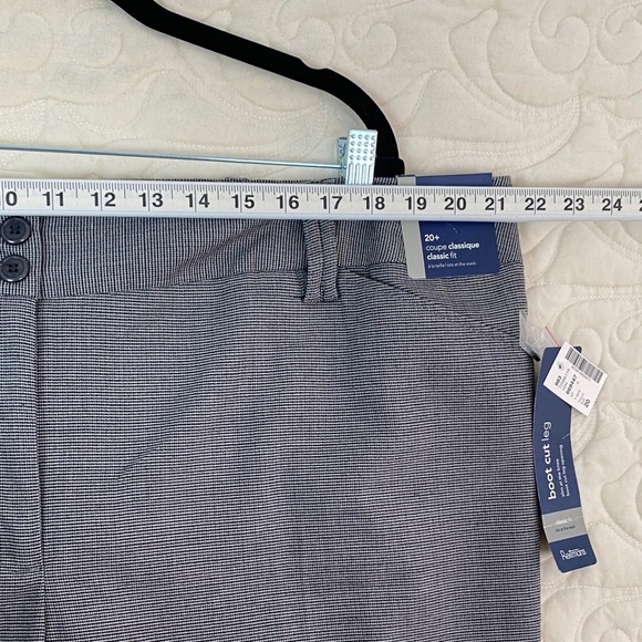 NEW Reitmans Encore Bootcut Dress Pants Gray Trousers - Picture 5 of 12